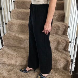 NWT - Soft Surroundings gauze tassel pant.